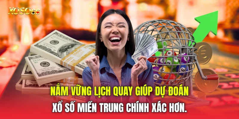 Nắm vững lịch quay giúp dự đoán xổ số miền Trung chính xác hơn.