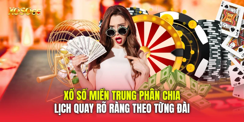 Xổ số miền Trung phân chia lịch quay rõ ràng theo từng đài